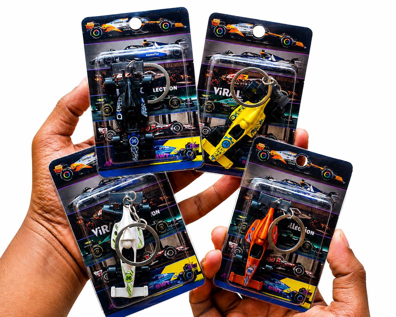 1:64 2-in-1 Diecast Keychain
